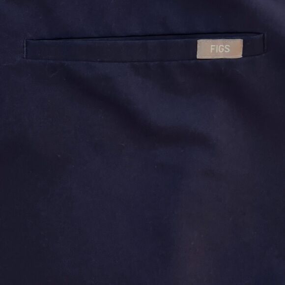 FIGS Technical Collection Blue Three Pocket Scrub Top FW1100 Cut 1238 Womens XXL - Picture 2 of 8